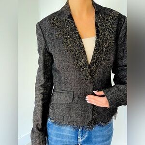 GianFranco FERRE 💯 authentic famous designer Lana wool jacket